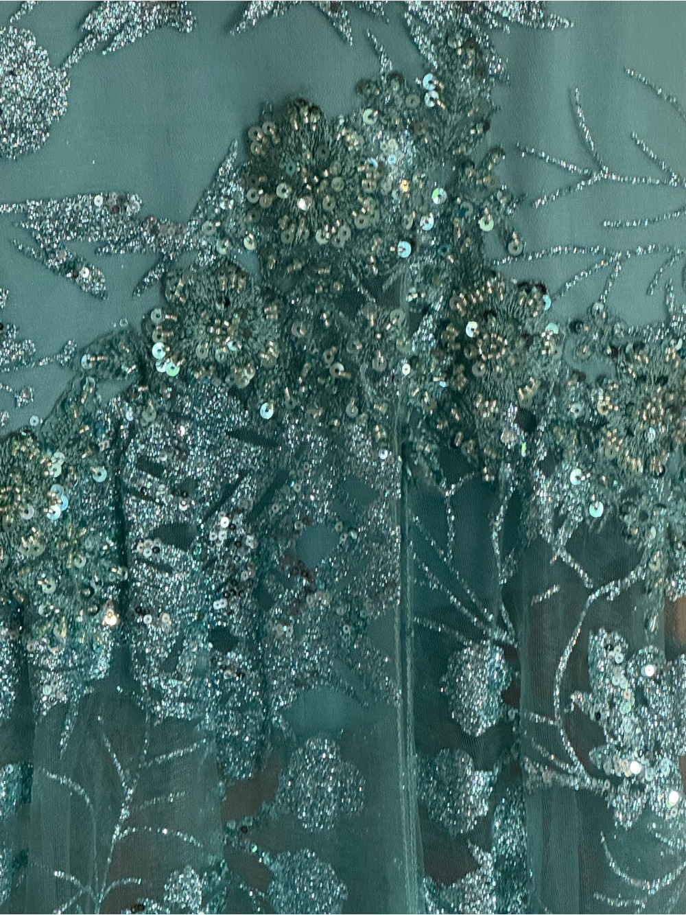 JVN by Jovani prom gown sage - Picture 14 of 14